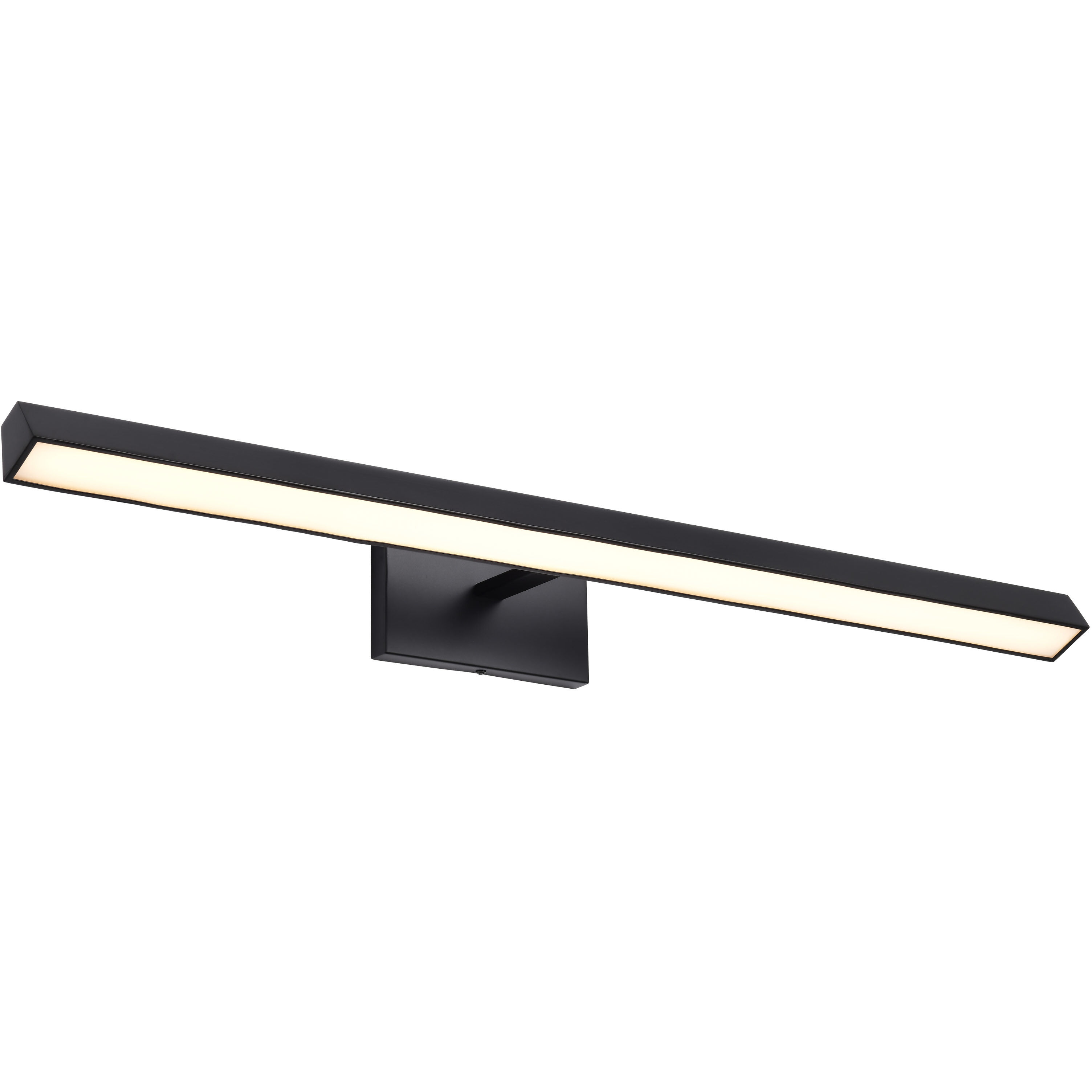 Mila LED 35.8 inch Black Vanity Wall Light