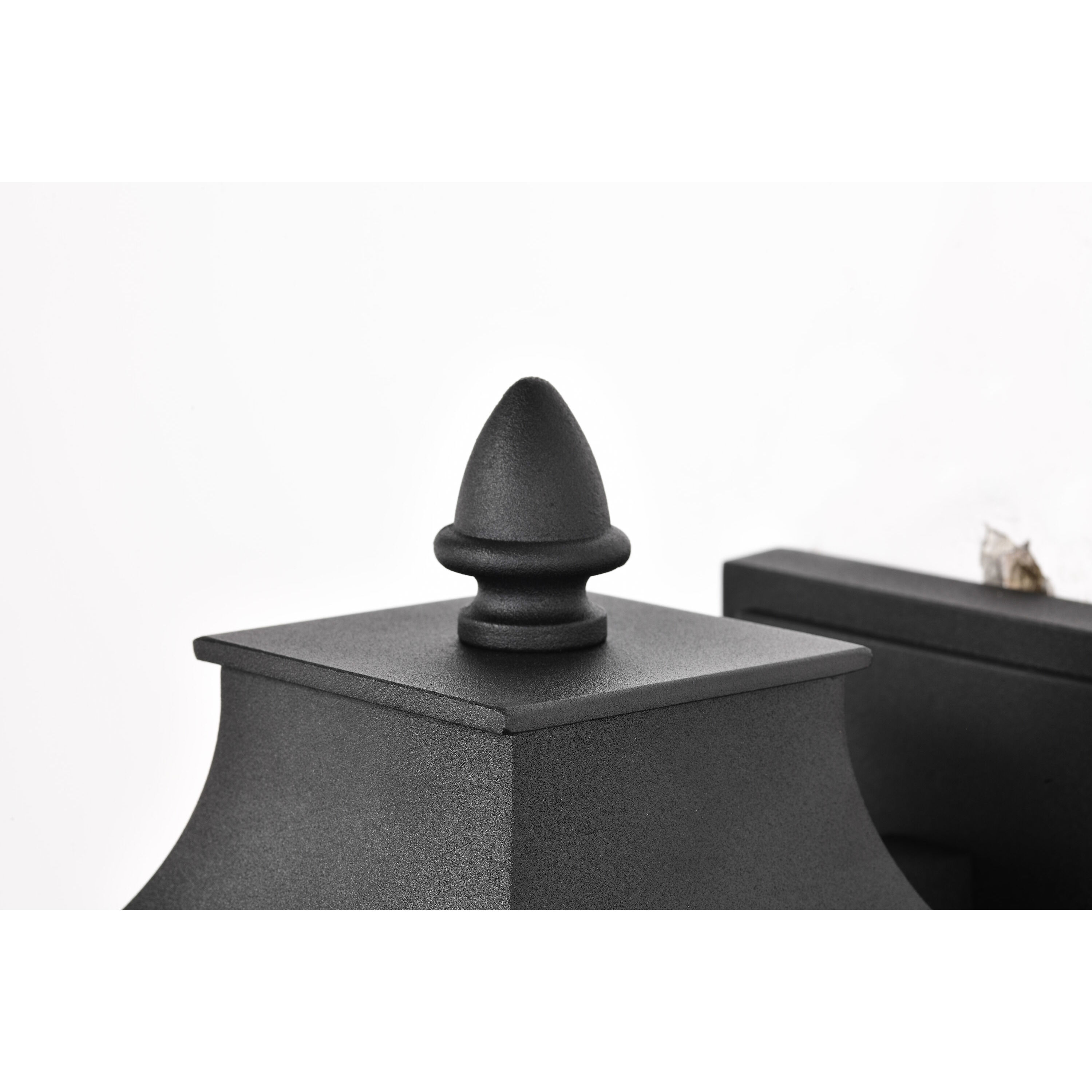 Austen 13 inch Matte Black Outdoor Wall Lantern, Small