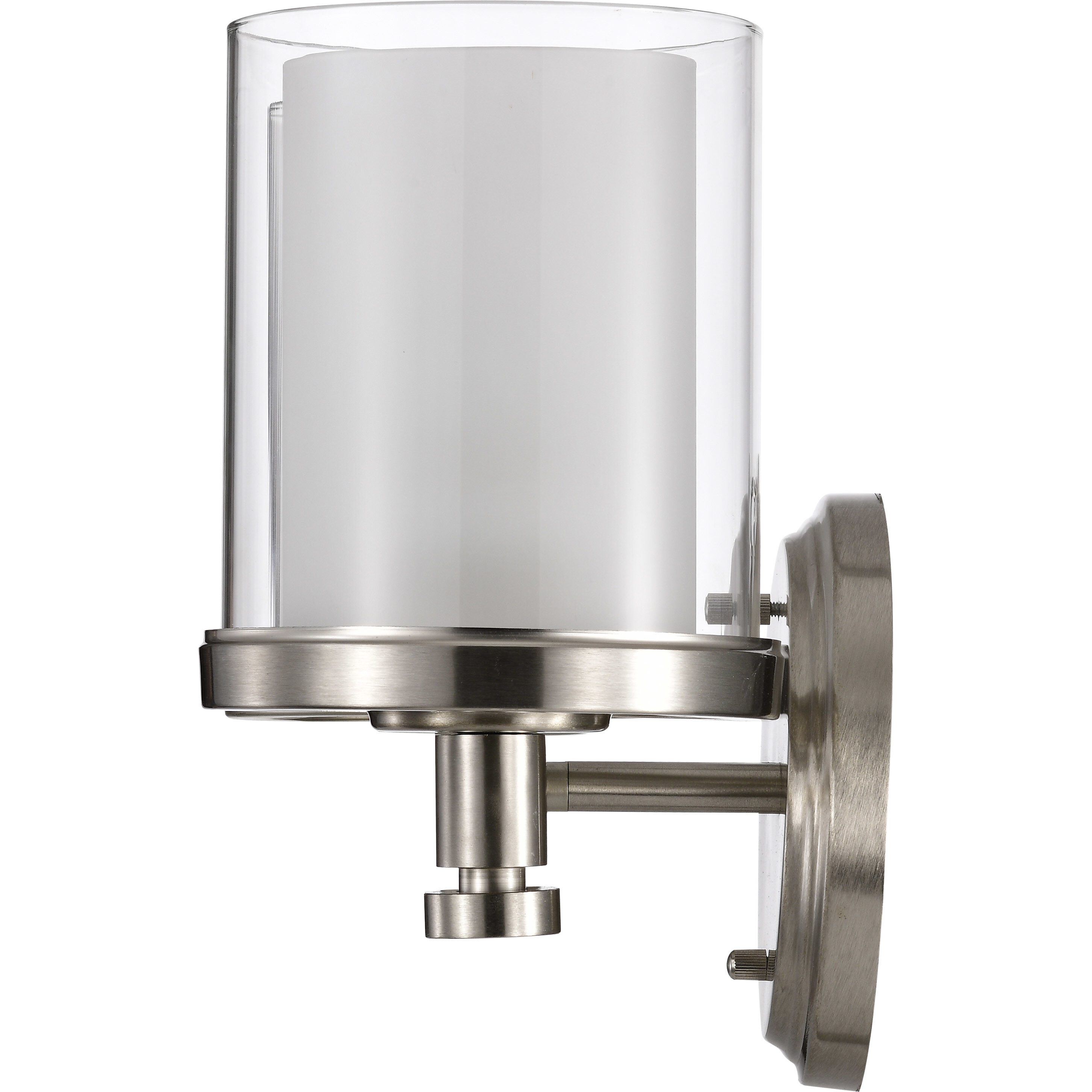 Decker 2 Light 14 inch Brushed Nickel Vanity Light Wall Light
