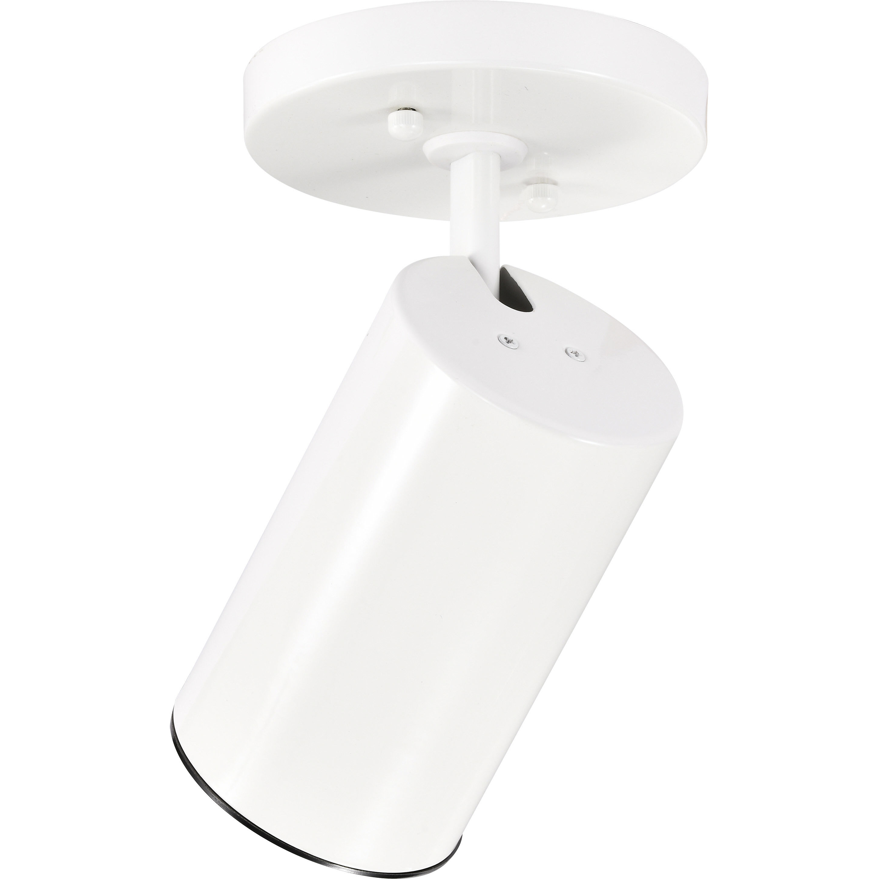 Brentwood 1 Light White Semi Flush Mount Ceiling Light
