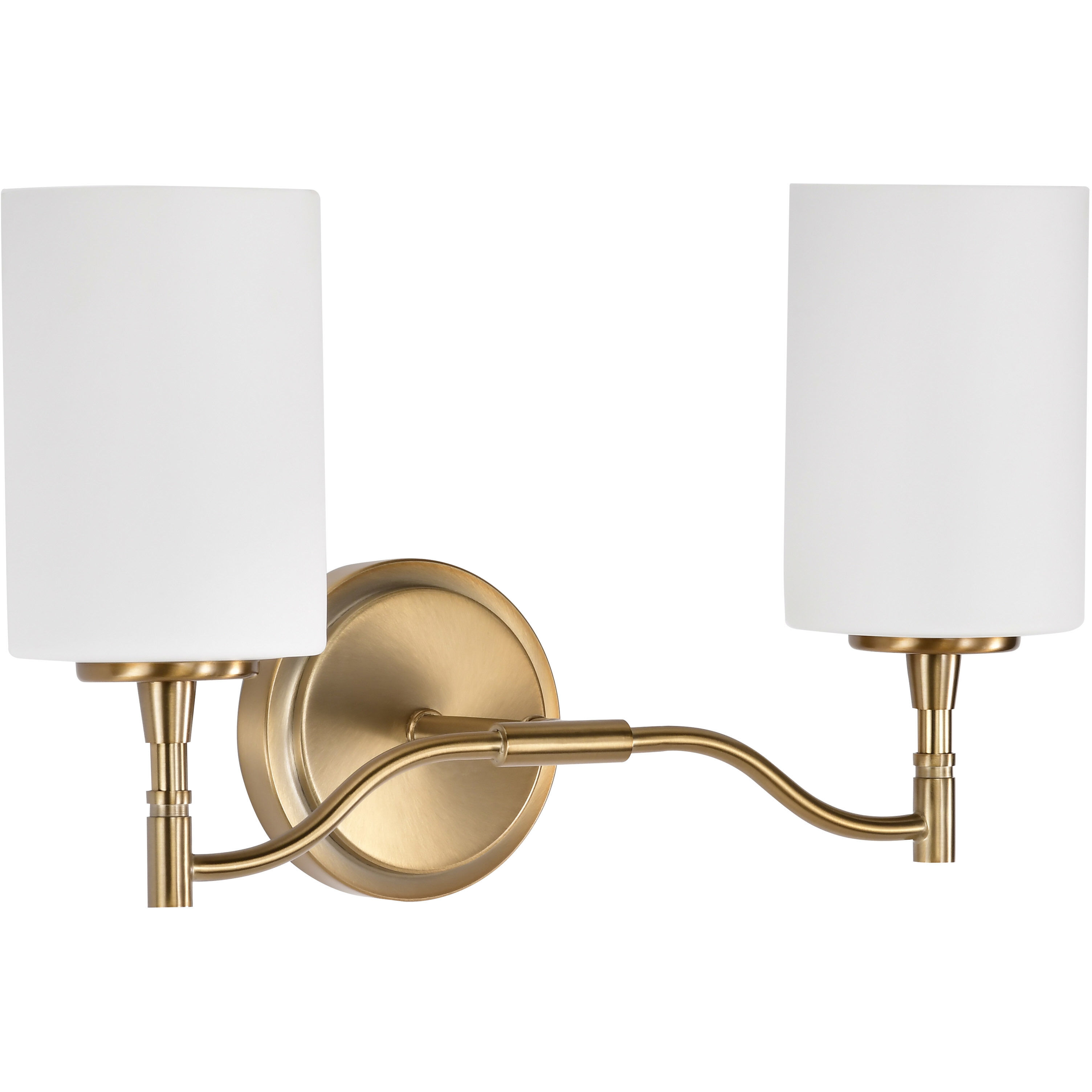 Liam 16 inch Burnished Brass Vanity Wall Light