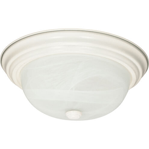 Brentwood 2 Light 11 inch Textured White Flush Mount Ceiling Light