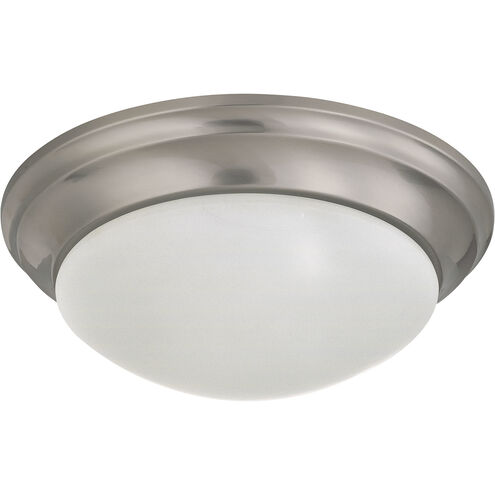 Brentwood 2 Light 14 inch Brushed Nickel Flush Mount Ceiling Light