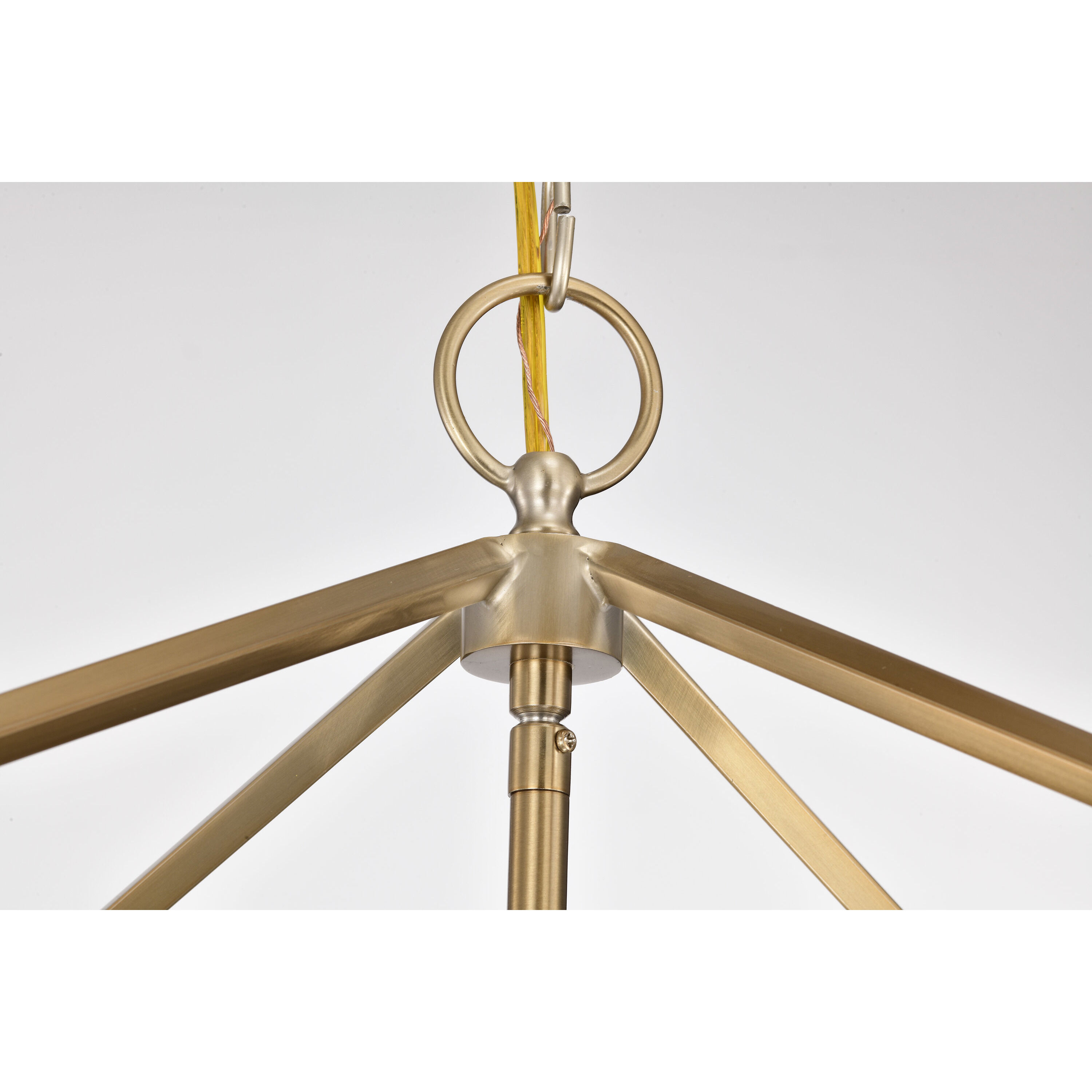 Emma 4 Light 20 inch Burnished Brass Pendant Ceiling Light