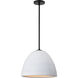 Collins 14 inch Matte Black Pendant Ceiling Light