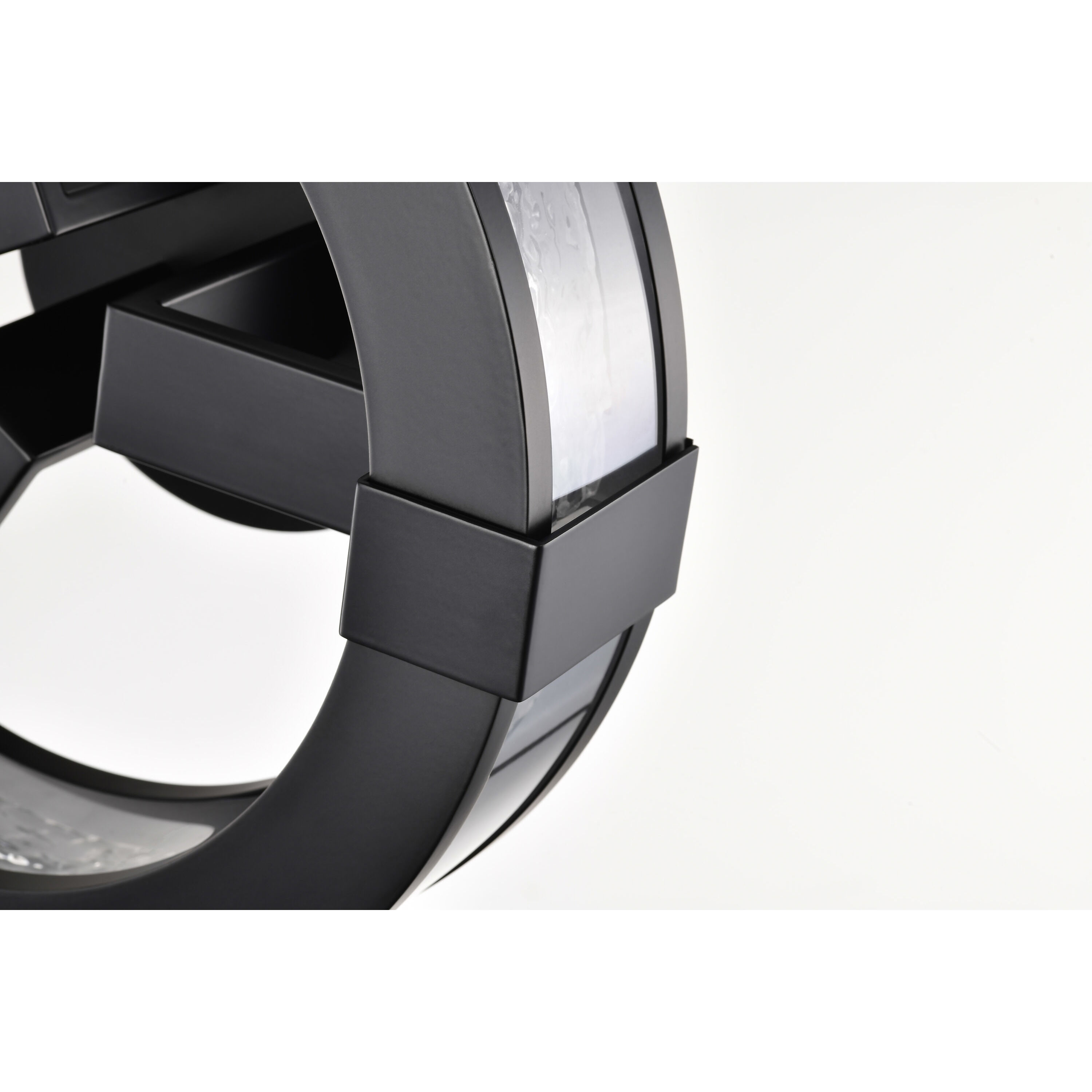 Darrow LED 13.75 inch Matte Black Semi Flush Mount Ceiling Light