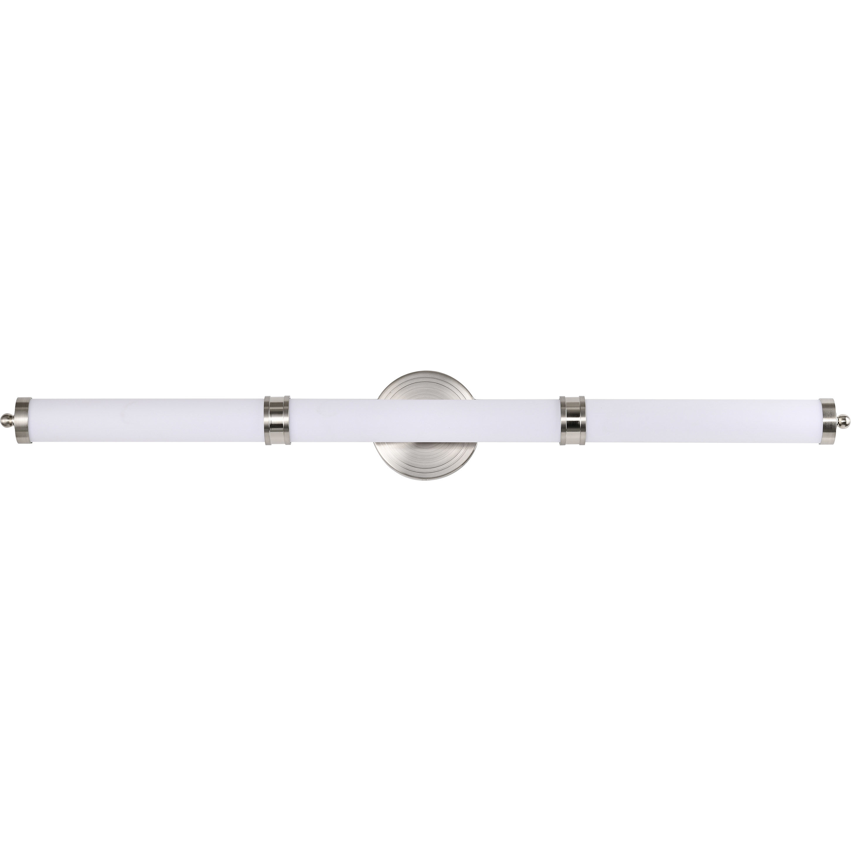 Kagen LED 37.58 inch Brushed Nickel Bath Vanity Light Wall Light