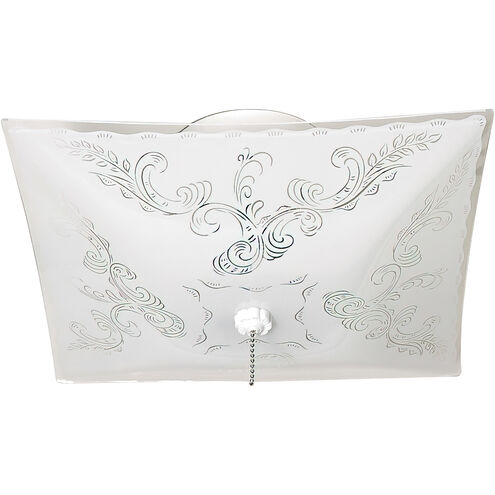 Brentwood 2 Light 12 inch White Flush Mount Ceiling Light