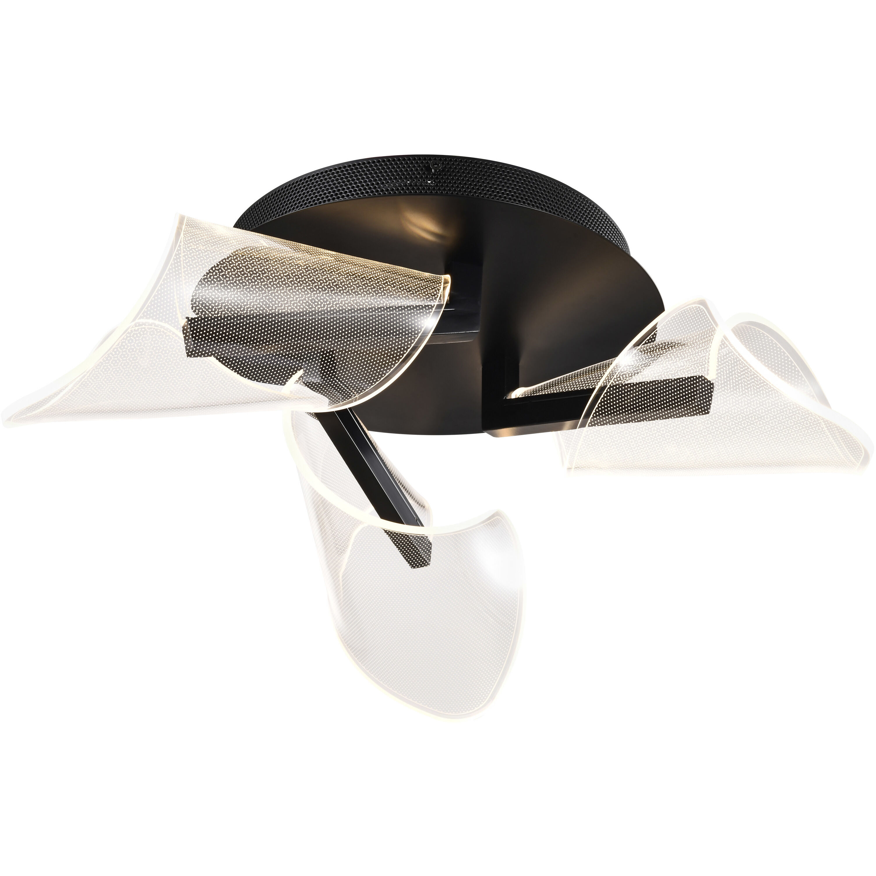 Sedona LED 22 inch Matte Black Flush Mount Ceiling Light