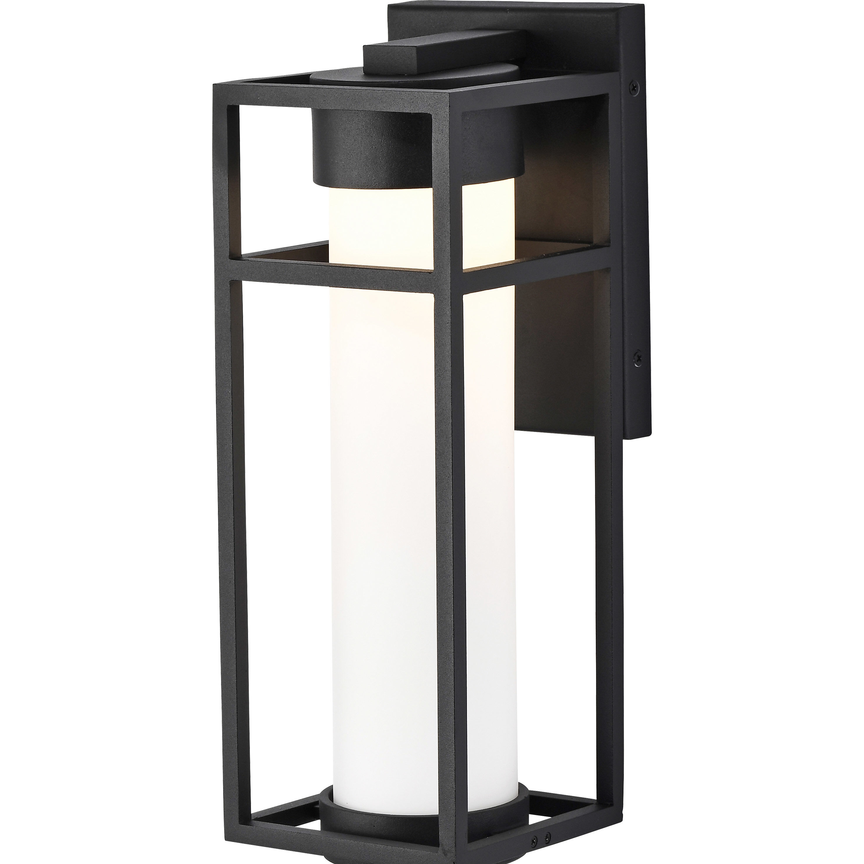 Ledges LED 16 inch Matte Black Outdoor Wall Sconce