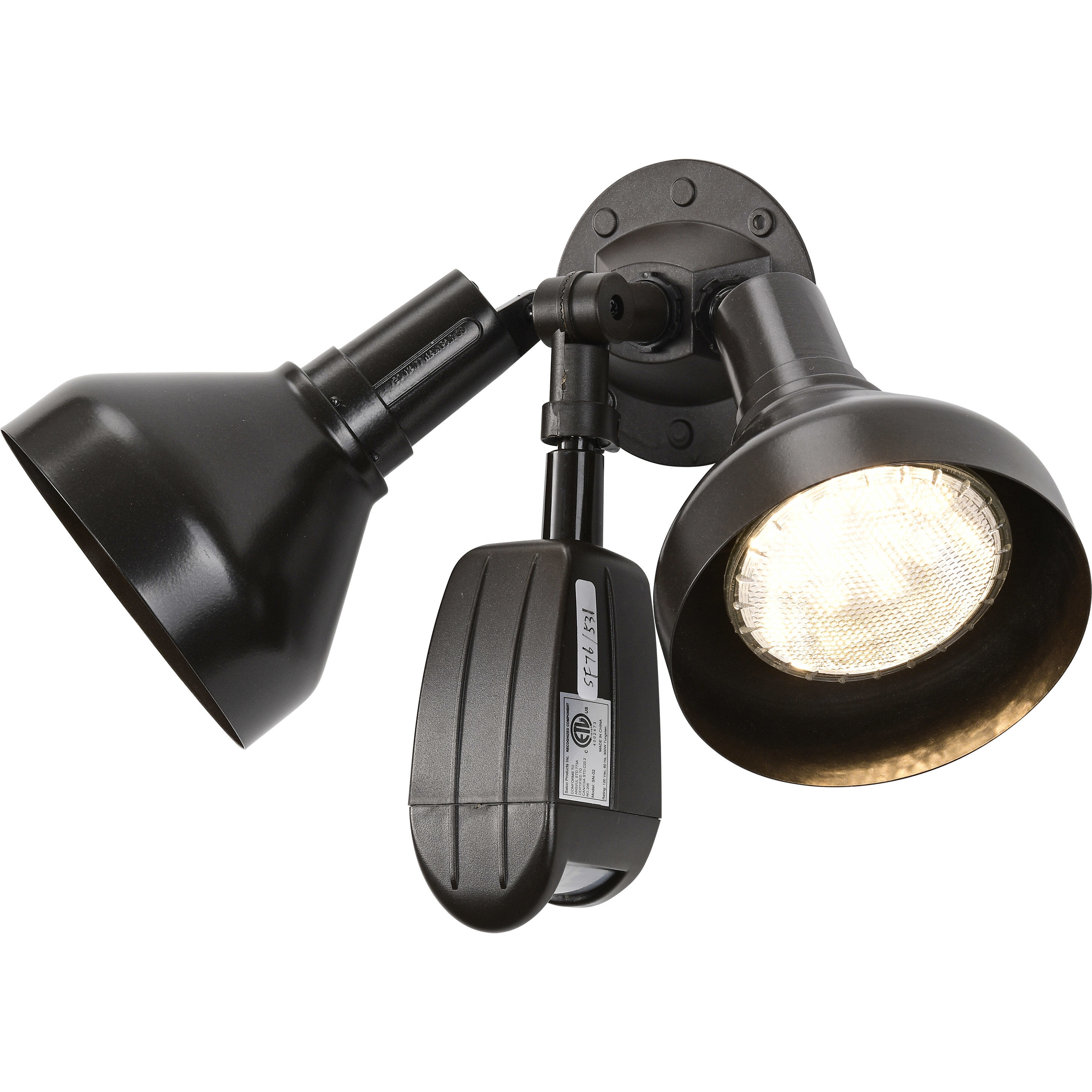 Brentwood 2 Light 5 inch Bronze Outdoor Flood Light