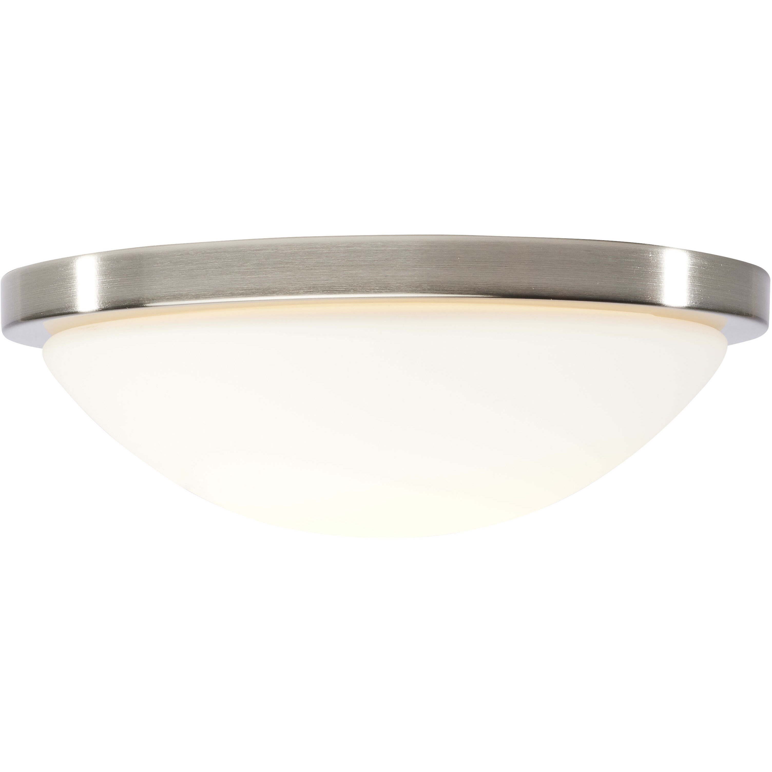 Button LED 11 inch Brushed Nickel LED Flush Mount Ceiling Light