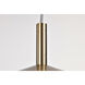 Corrine LED 14 inch Burnished Brass Pendant Ceiling Light