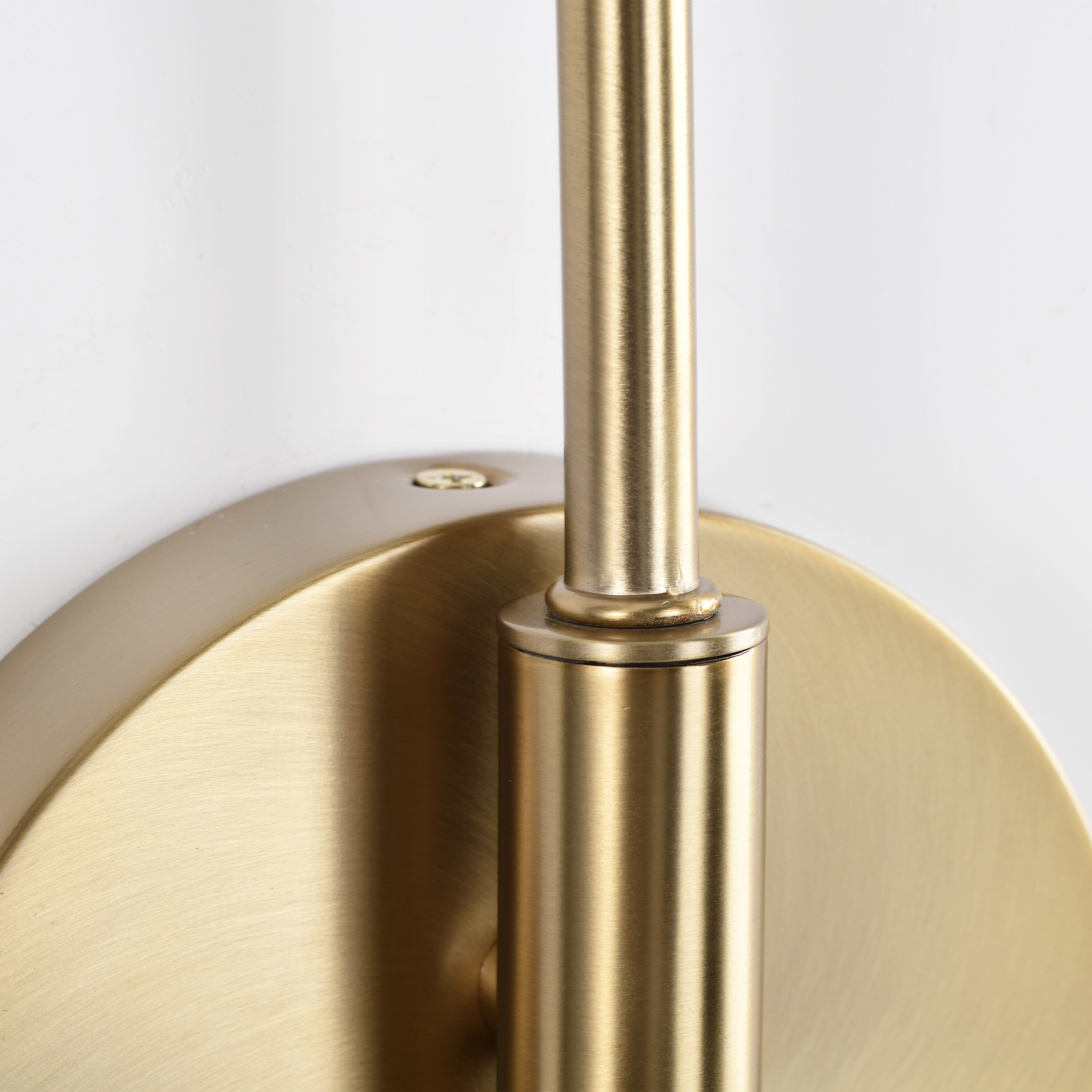 Trilby 1 Light 37 inch Matte Black/Burnished Brass Bathroom Vanity Lights Wall Light