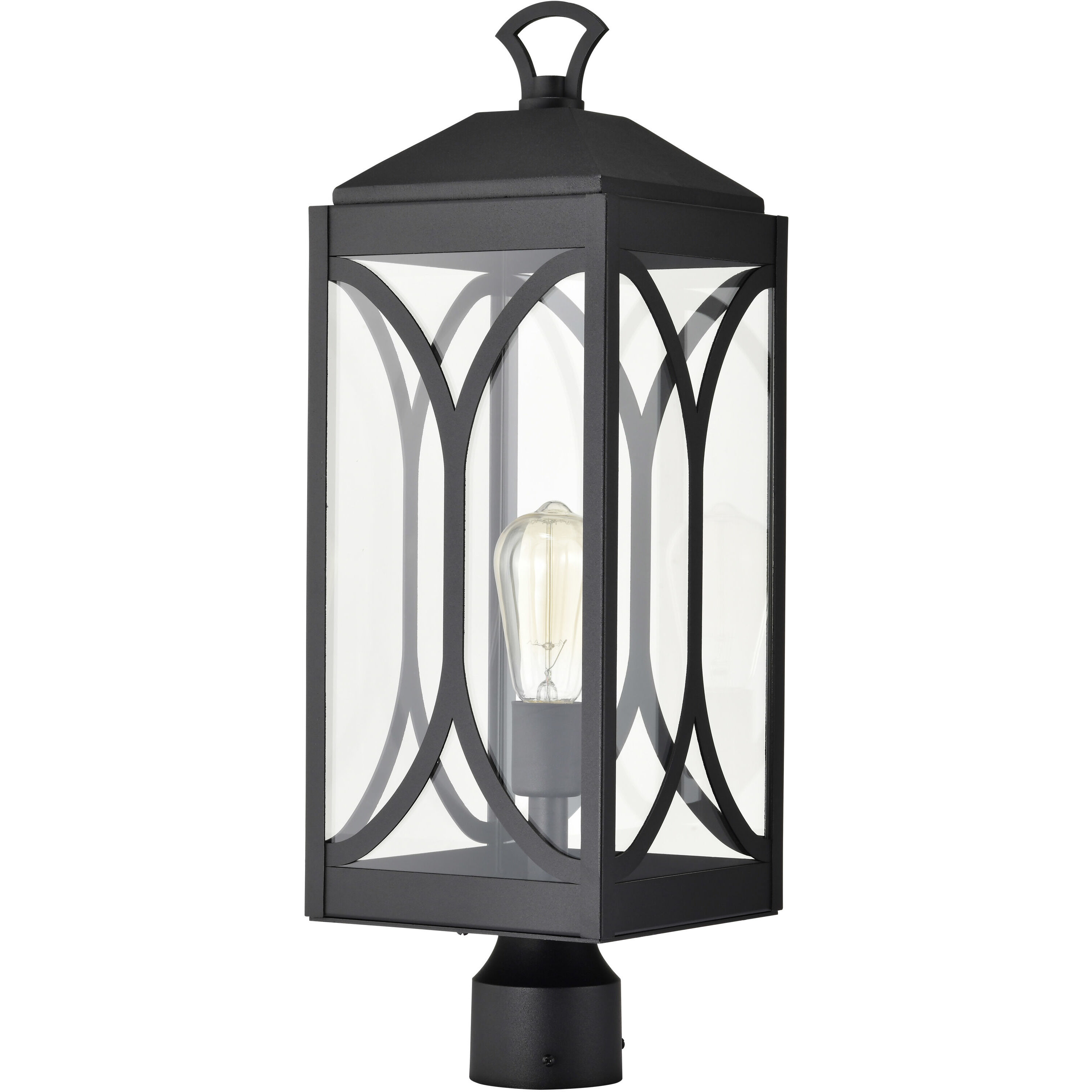 Oaklyn 1 Light 23.13 inch Matte Black Outdoor Post Light