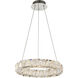 Asher LED 15.75 inch Polished Nickel Pendant Ceiling Light