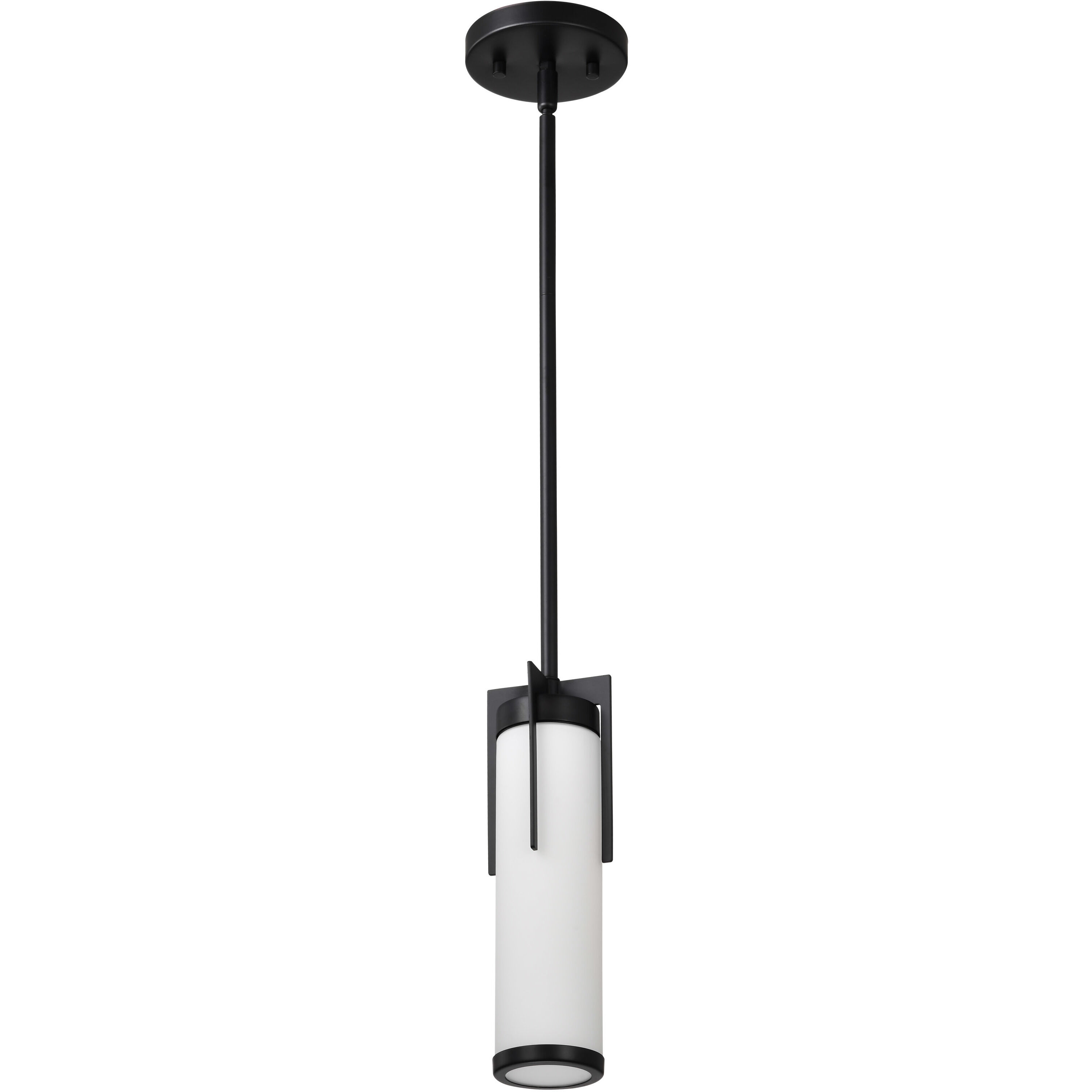 Roselle 3.75 inch Matte Black Pendant Ceiling Light