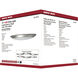 Brentwood LED 9.5 inch Brushed Nickel LED Disk Light Ceiling Light