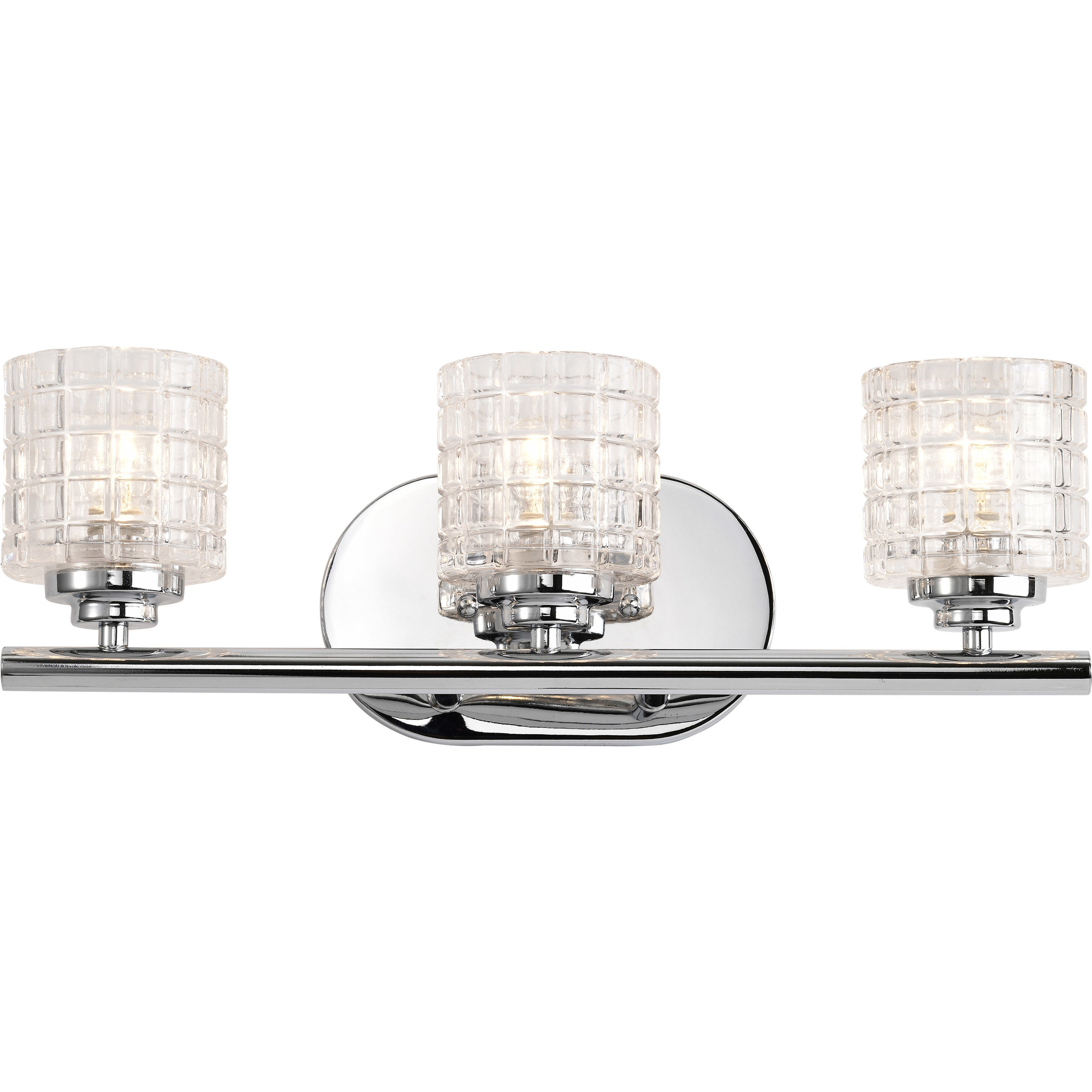 Votive 3 Light 17.88 inch Polished Nickel Vanity Light Wall Light