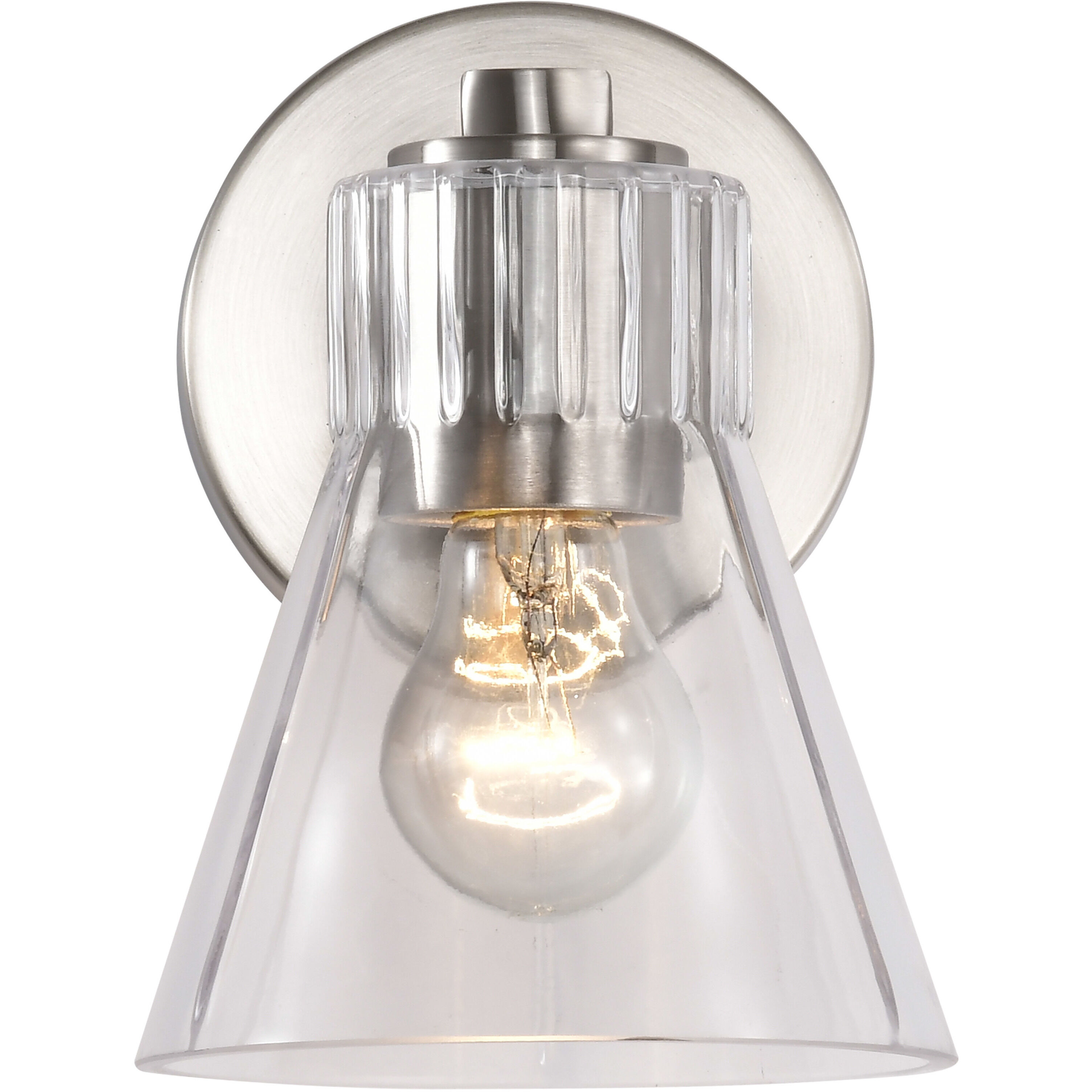 Gianna 5.5 inch Brushed Nickel Vanity Wall Light