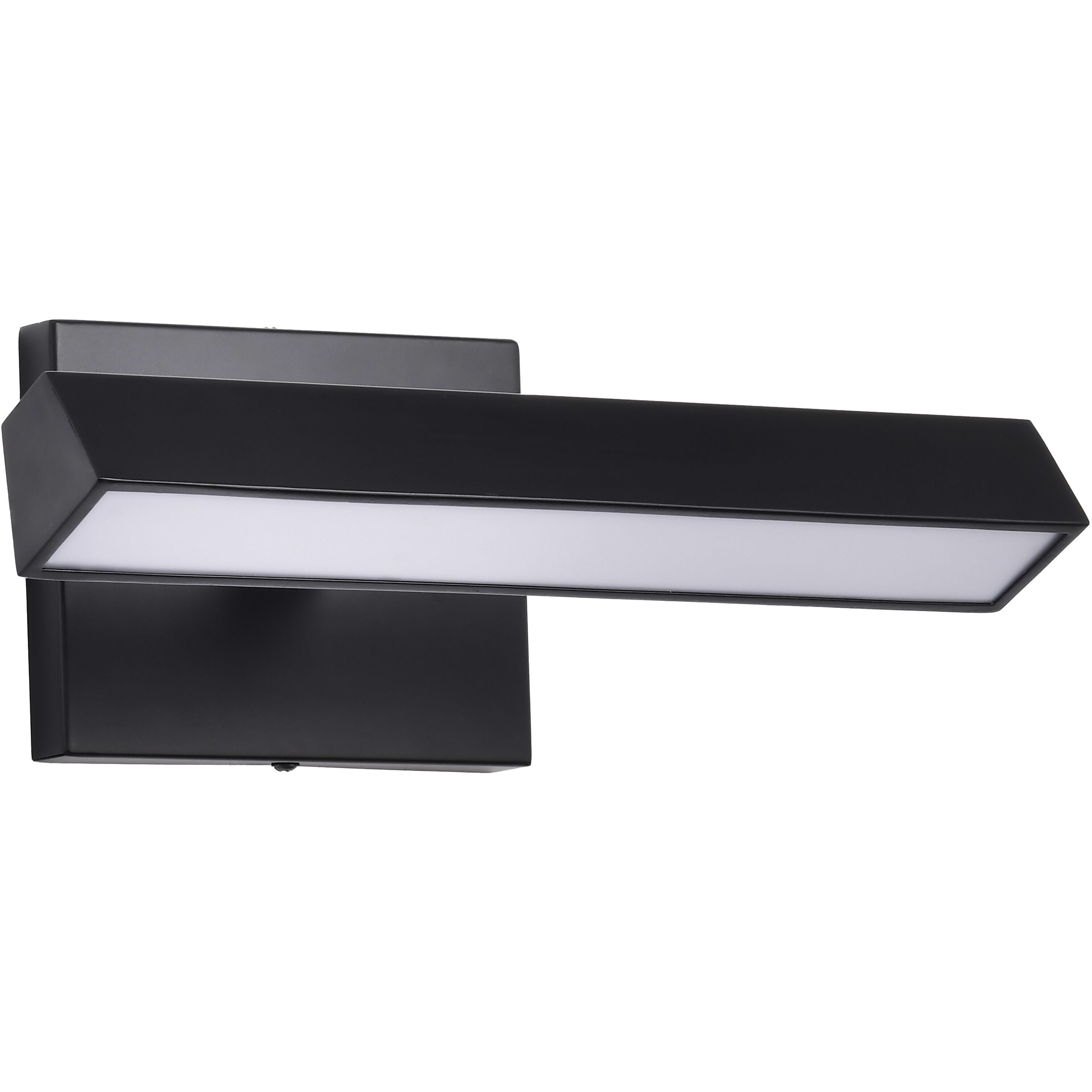 Mila LED 12.2 inch Black Vanity Wall Light
