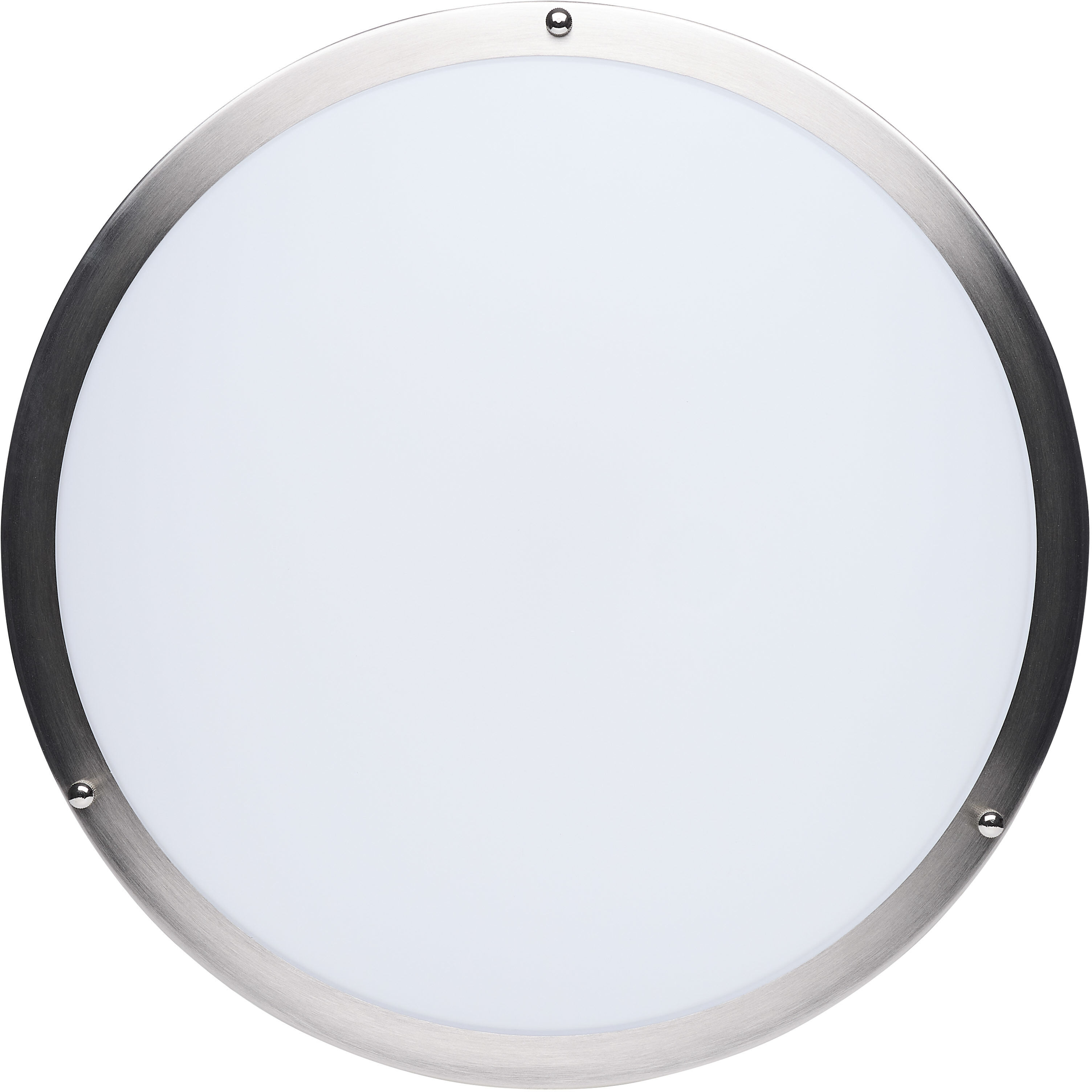 Glamour LED 16.93 inch Brushed Nickel Flush Mount Ceiling Light