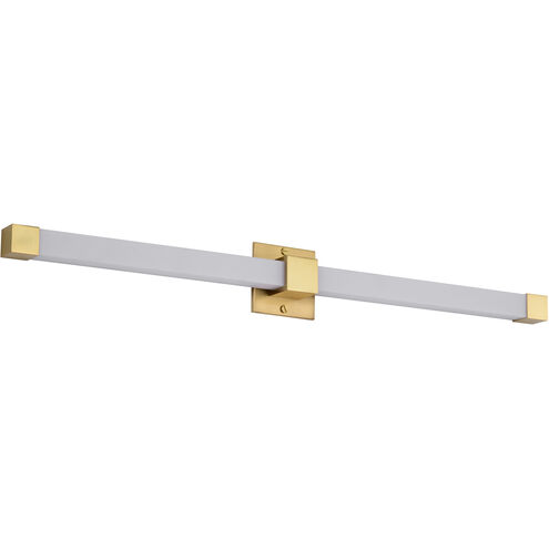Brightwyn LED 35 inch Brushed Brass Vanity Wall Light