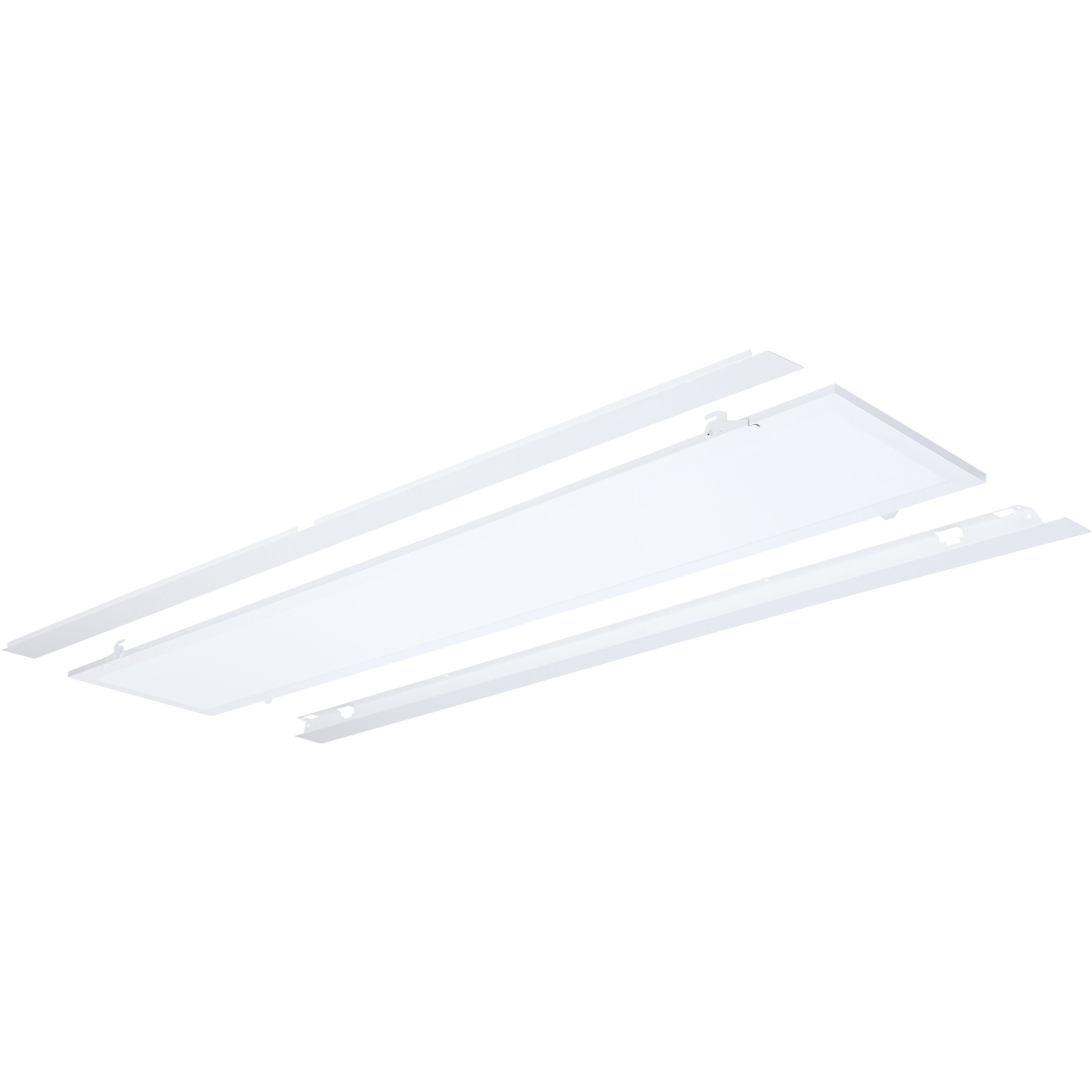 Brentwood LED 11.85 inch Matte White Flat Panel Ceiling Light, Backlit