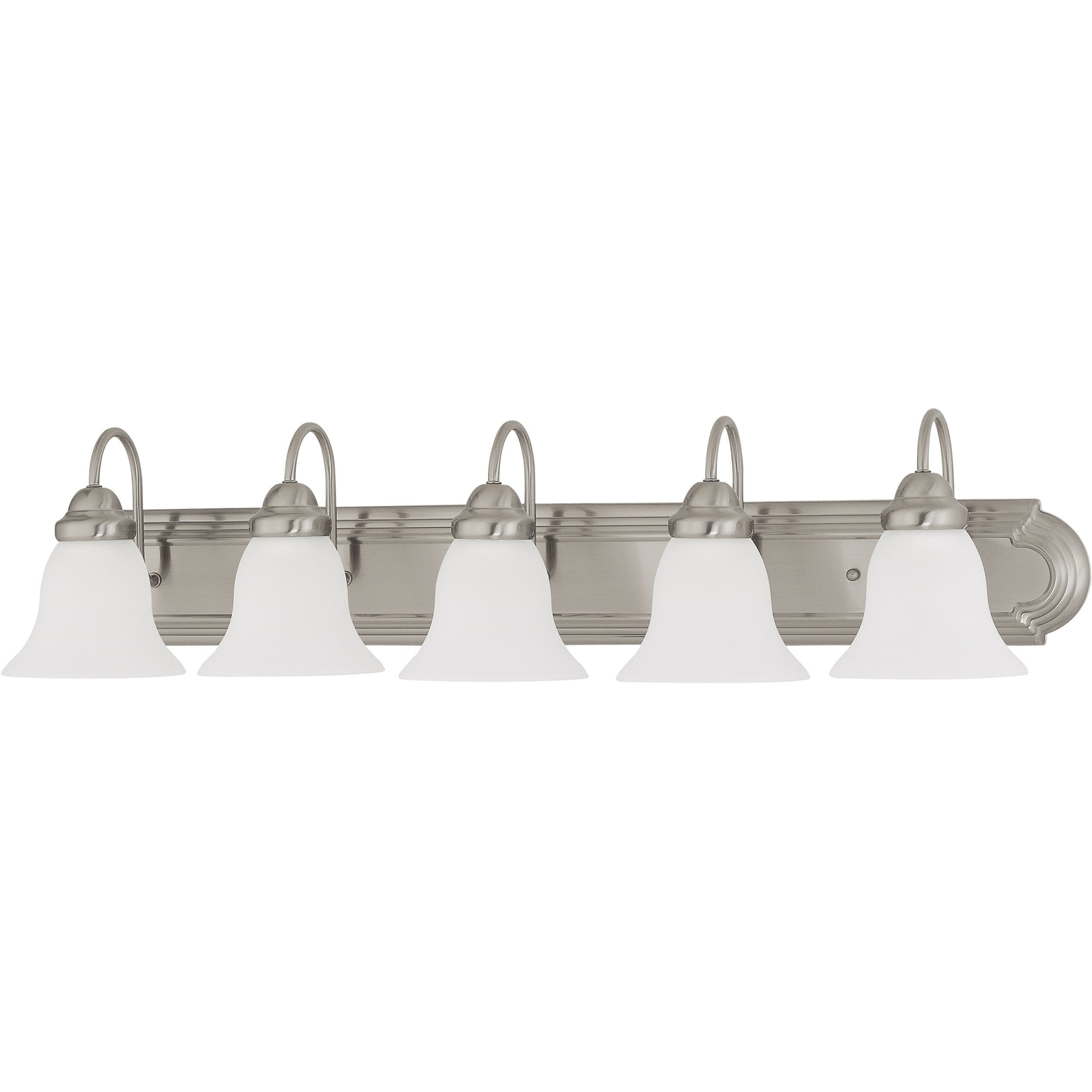 Ballerina 5 Light 36 inch Brushed Nickel Vanity Light Wall Light