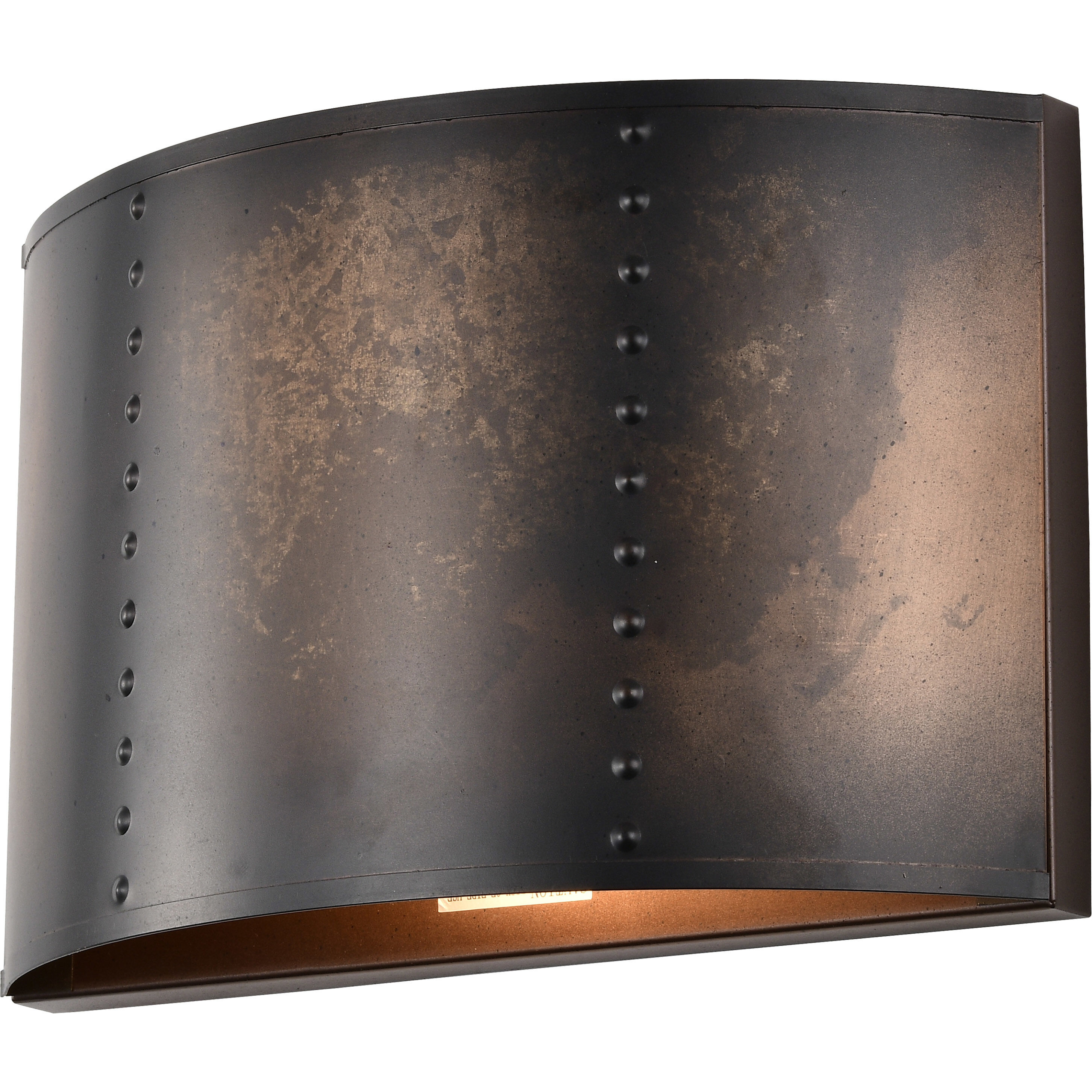 Kettle 1 Light 12 inch Weathered Brass Wall Sconce Wall Light
