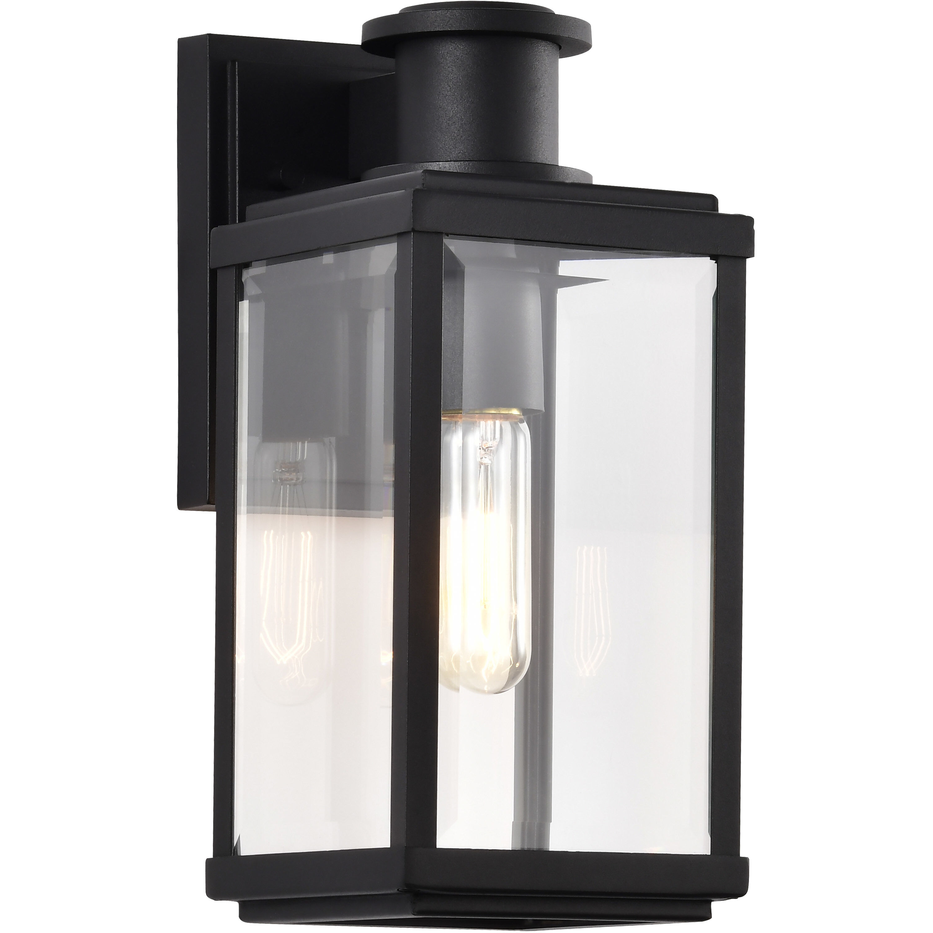 Luca 13 inch Sand Black Outdoor Wall Light