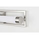 Canal LED 24 inch Brushed Nickel Bath Vanity Light Wall Light