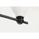 Russel 3 Light 24 inch Matte Black Vanity Light Wall Light