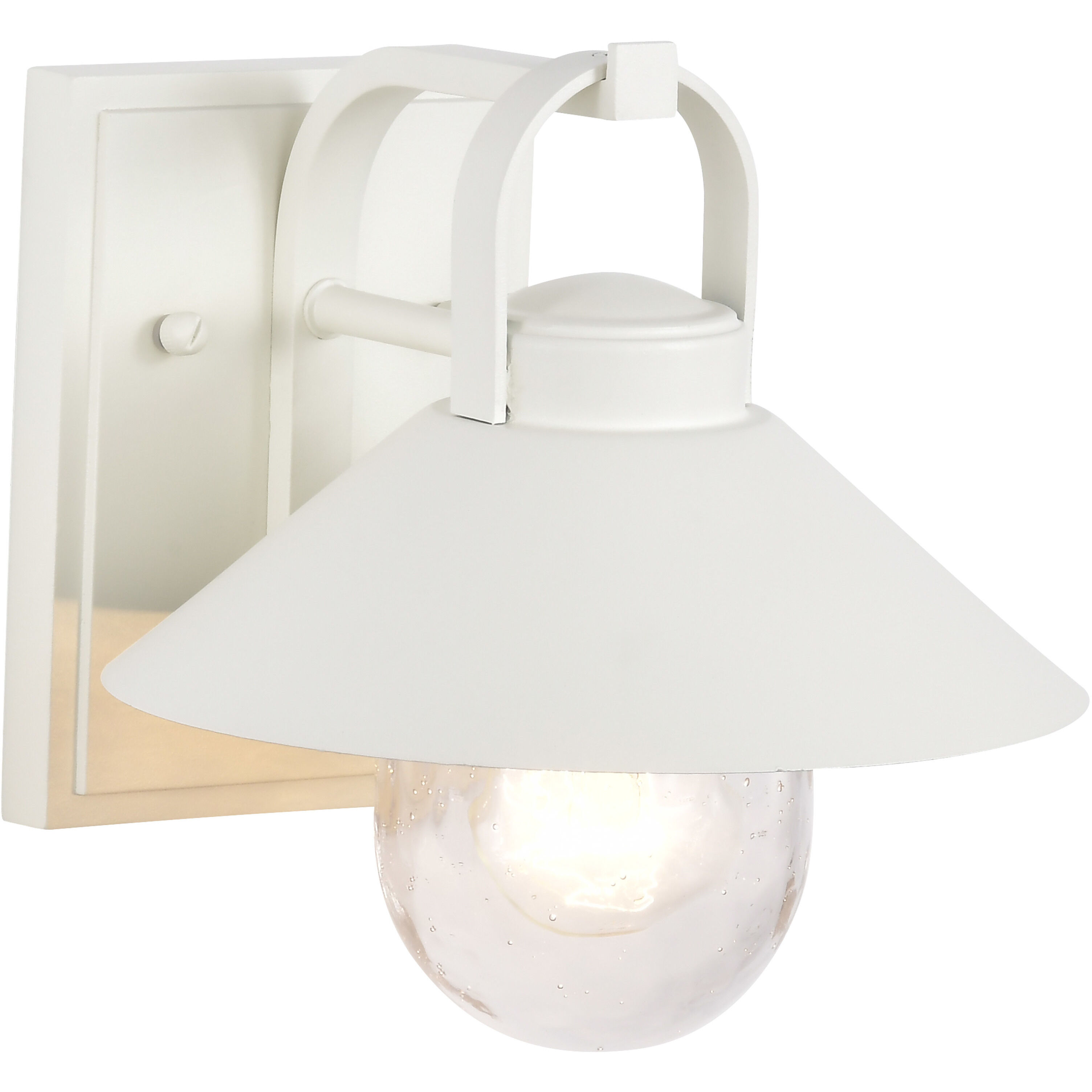 Ridge 8.13 inch White Outdoor Wall Light