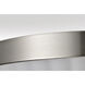 Royale 16 inch Brushed Nickel Flush Mount Ceiling Light