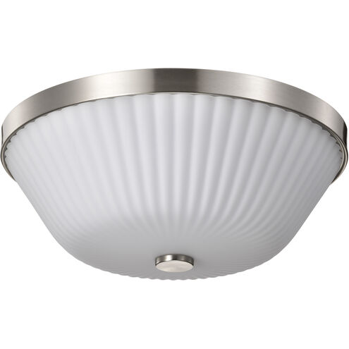 Royale 16 inch Brushed Nickel Flush Mount Ceiling Light