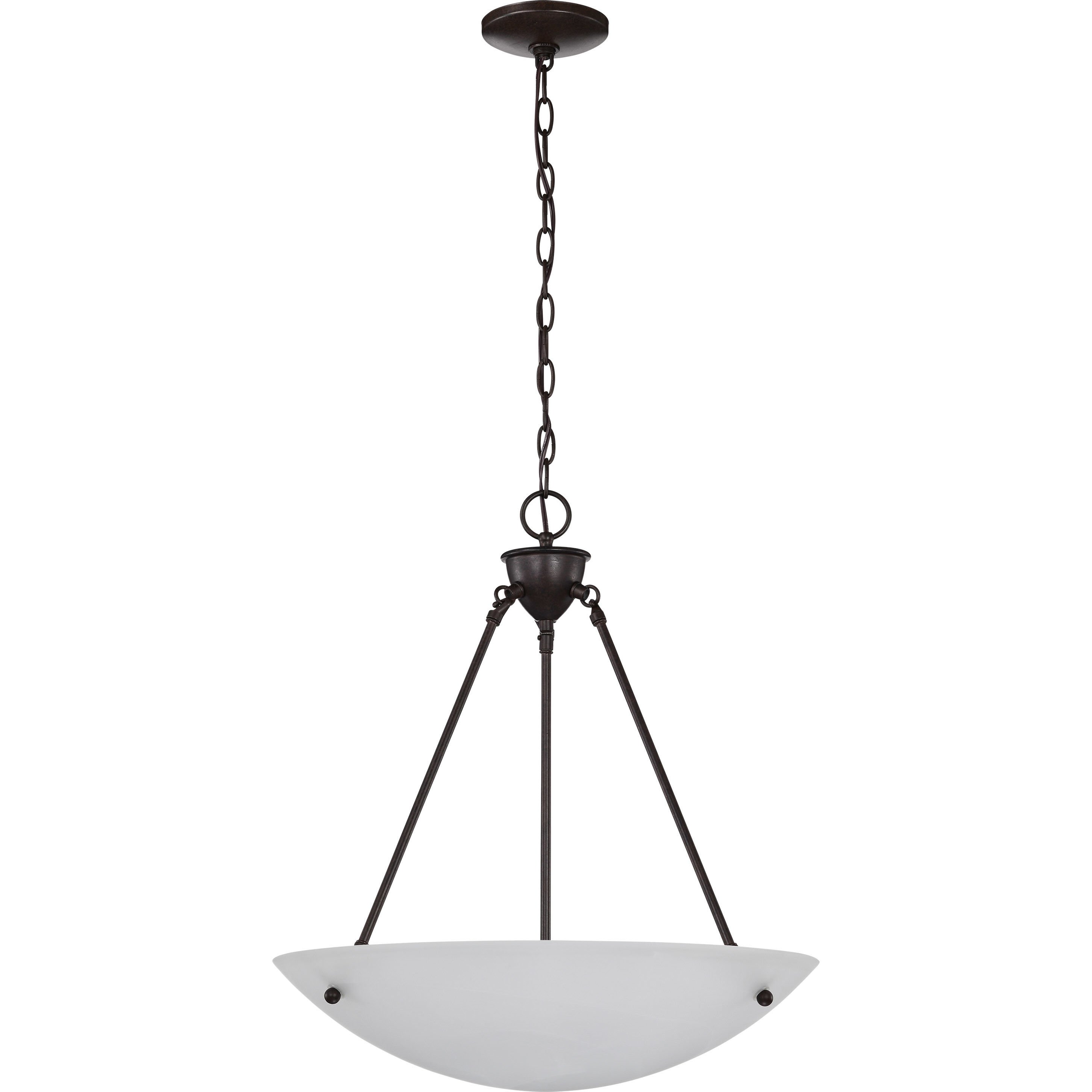 Brentwood 3 Light 23 inch Old Bronze Pendant Ceiling Light