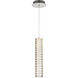 Nova LED 1.38 inch Polished Nickel Pendant Ceiling Light
