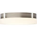 Pi LED 11 inch Brushed Nickel LED Flush Mount Ceiling Light