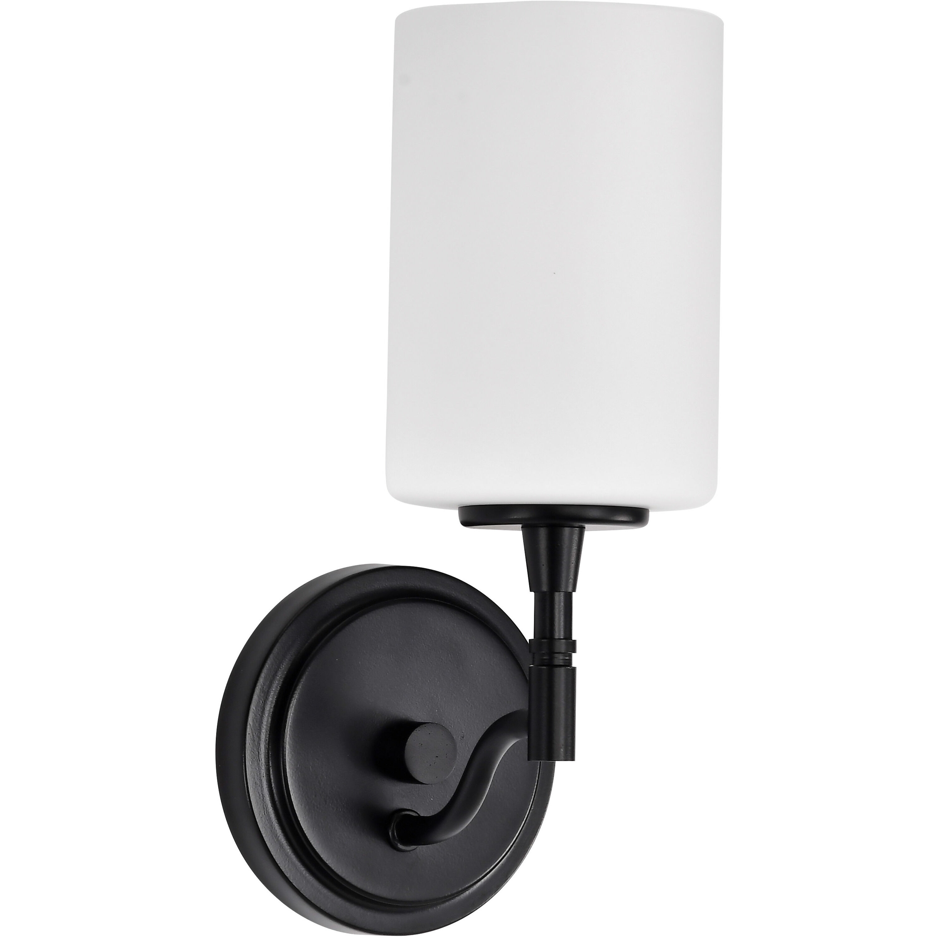 Liam 4.75 inch Matte Black Vanity Wall Light