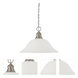 Brentwood 1 Light 16 inch Brushed Nickel Pendant Ceiling Light