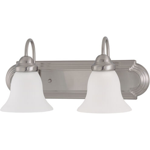 Ballerina 2 Light 18 inch Brushed Nickel Vanity Light Wall Light