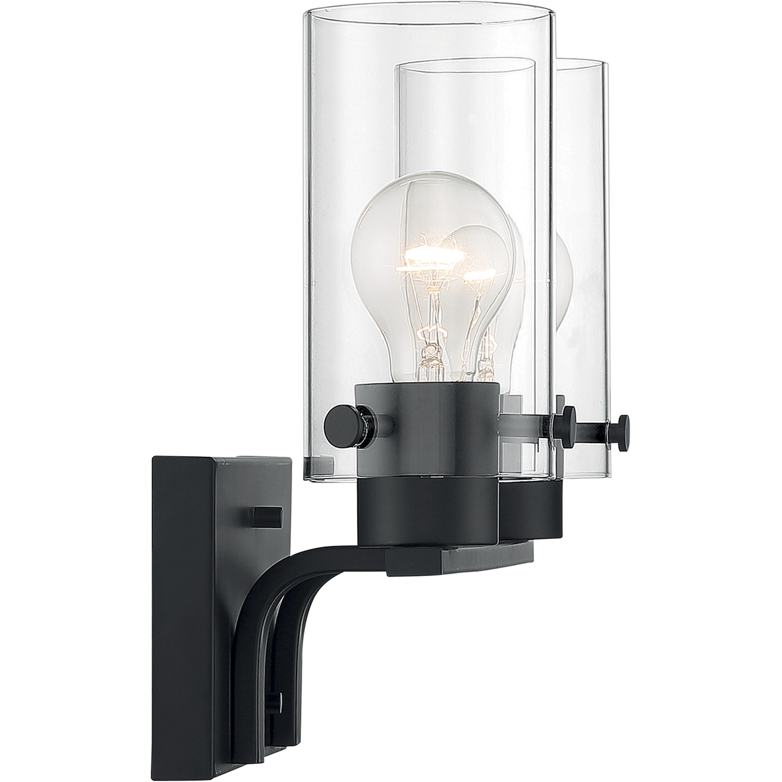 Sommerset 2 Light 15 inch Matte Black Vanity Light Wall Light