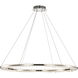 Nova LED 35.88 inch Polished Nickel Pendant Ceiling Light