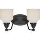 Kirk LED 15 inch Mahogany Bronze Vanity Light Wall Light