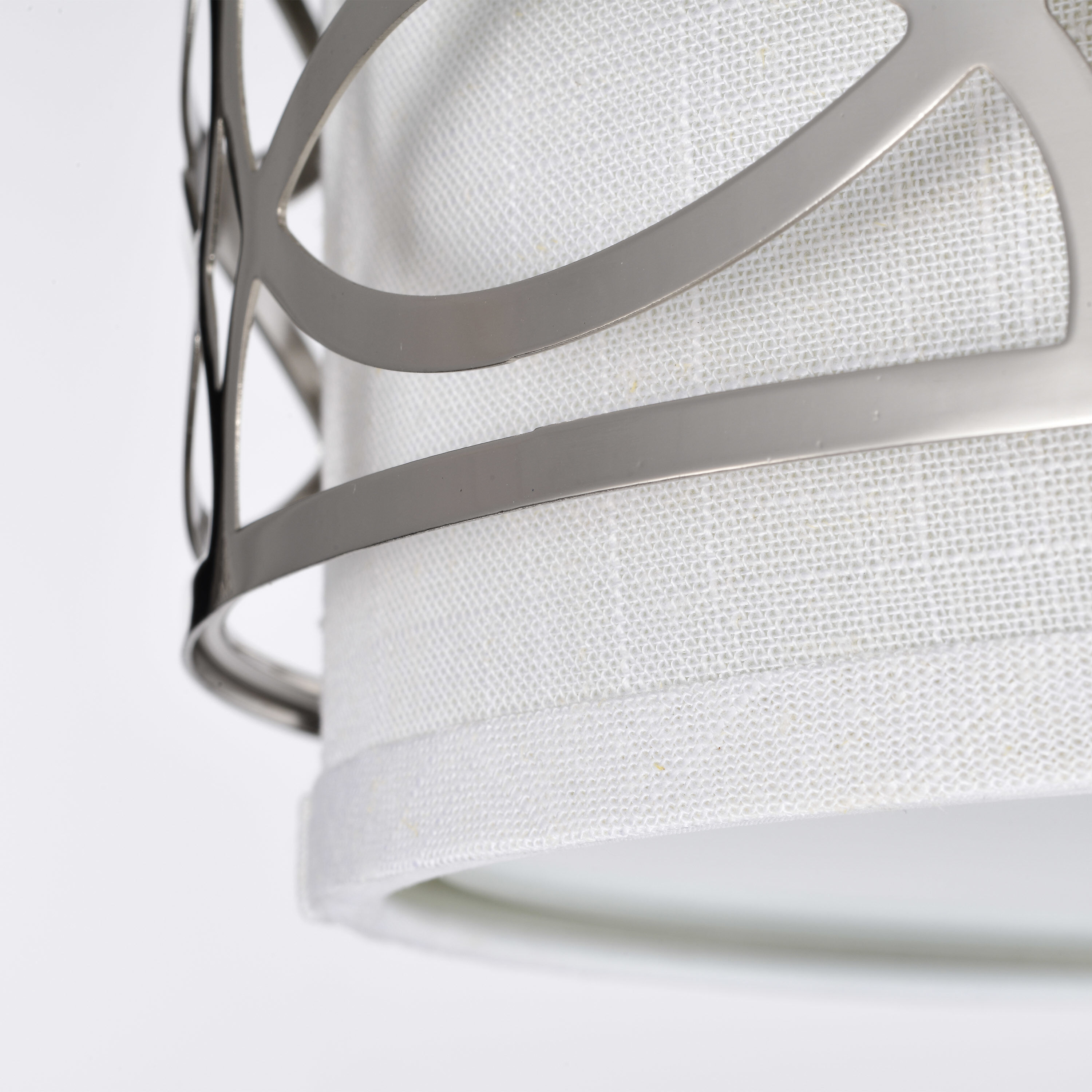 Harlow 2 Light 13.38 inch Polished Nickel Flush Mount Ceiling Light