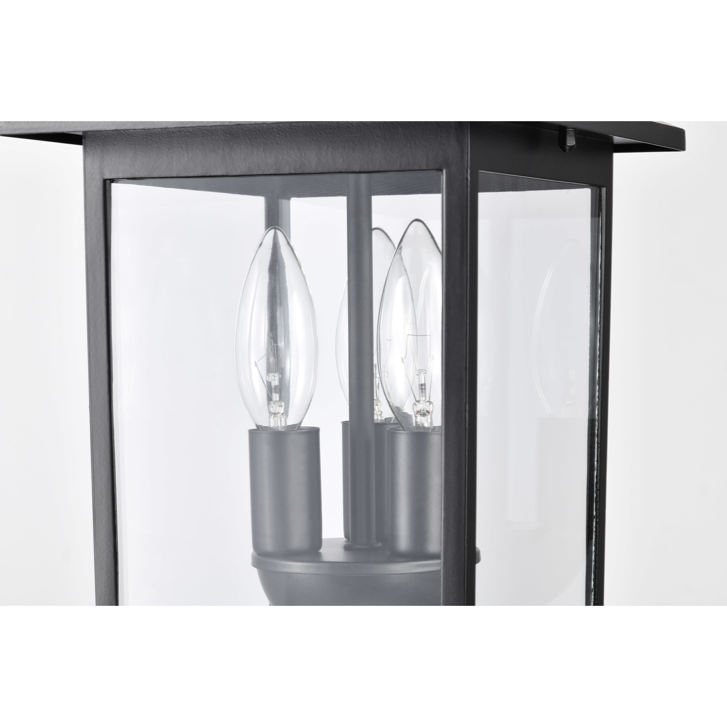 Jamesport 8 inch Matte Black Outdoor Hanging Lantern