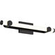 Bowman LED 24 inch Matte Black Vanity Light Wall Light