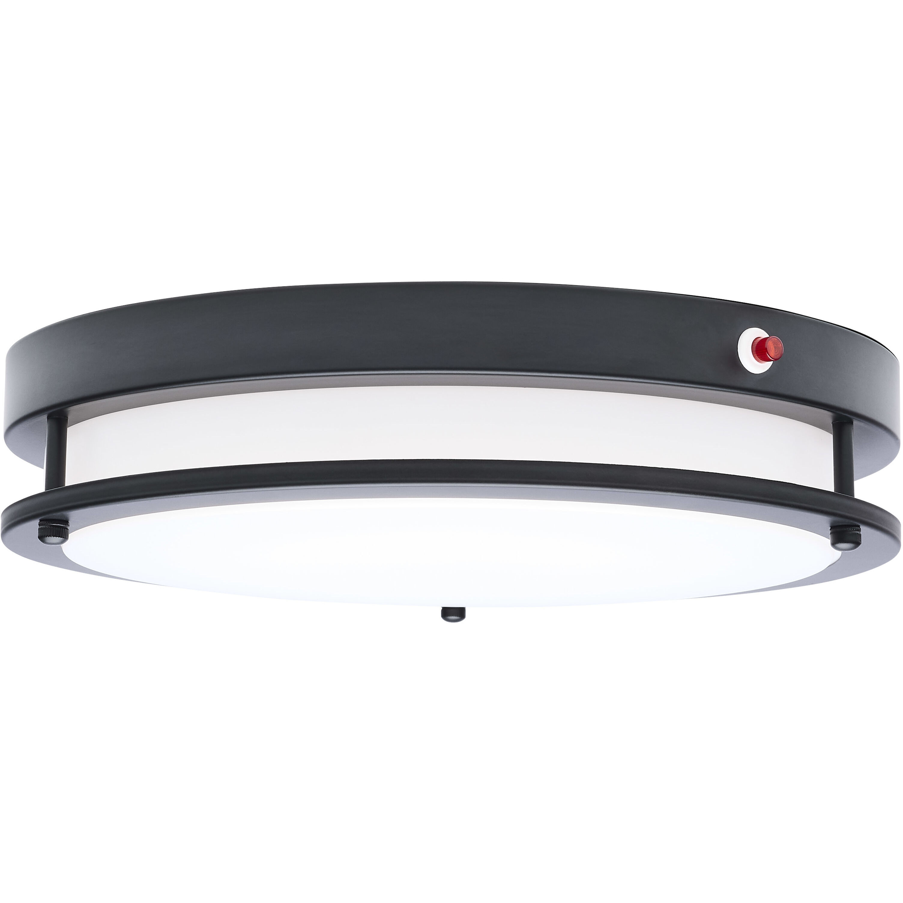 Glamour LED 13 inch Black Flush Ceiling Light
