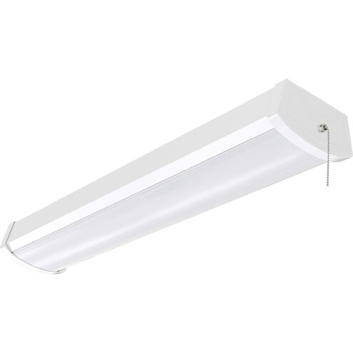 Brentwood LED 5.5 inch White Ceiling Wrap Ceiling Light, with Pull Chain